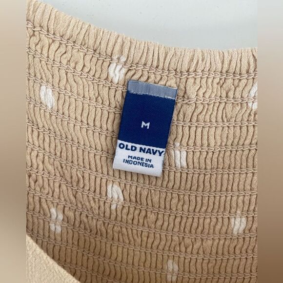 Elegant Polka Dot Maxi Dress in Tan - Picture 3 of 4